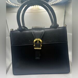 Valentino Garavani Black Leather handbag. Vintage
